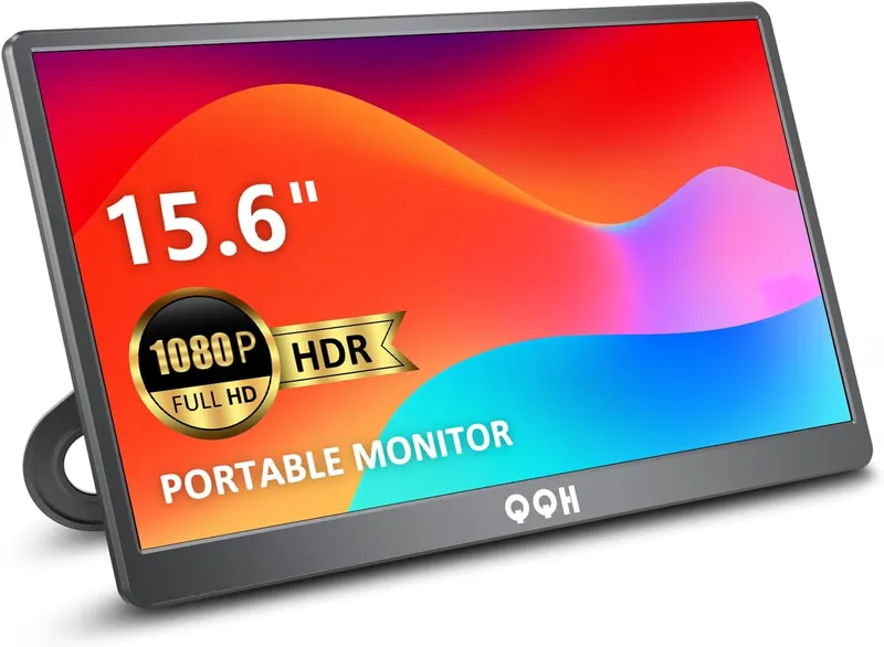 QQH Portable Monitor, 15.6 Inch FHD 1080P